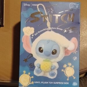 Disney Stitch Plush Toy - Blue and Cream